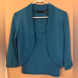 Perfect two piece sweater set by Dana Buchman, size M